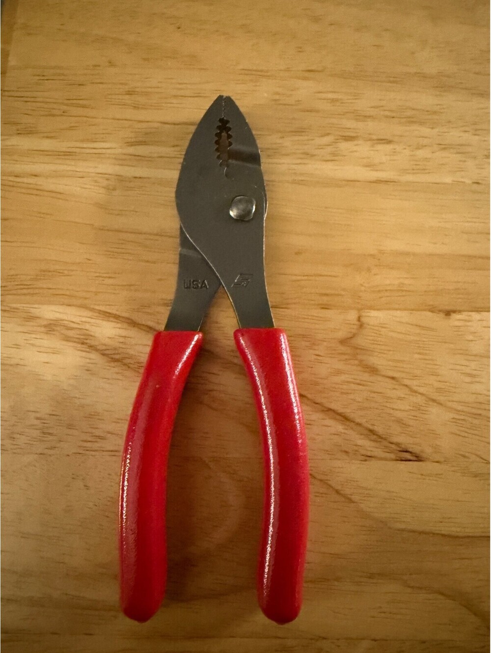 Snap On 6" Talon Grip Combination Slip-Joint Pliers Red 46ACF - Picture 2 of 4